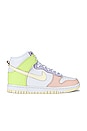view 1 of 6 SNEAKERS DUNK HIGH in White, Cashmere, & Light Lemon Twist
