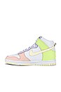 view 5 of 6 SNEAKERS DUNK HIGH in White, Cashmere, & Light Lemon Twist