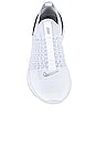 view 4 of 6 React Phantom Run Flyknit 2 Sneaker in True White, MEtallic Silver, & White