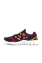 view 5 of 6 SNEAKERS FREE RUN 2 in Dark Beetroot, White, & Total Orange