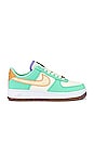 view 1 of 6 Air Force 1 '07 Lx Sneaker in Green Glow, Coconut Milk, & Metallic Gold