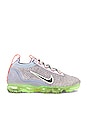 view 1 of 6 Air Vapormax 2021 Flyknit Sneaker in Light Bone, Black, Lime Ice, & Ghost