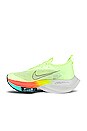 view 5 of 6 Air Zoom Alpha Fly Sneaker in Barely Volt, Black & Hyper Orange