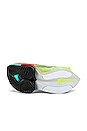 view 6 of 6 Air Zoom Alpha Fly Sneaker in Barely Volt, Black & Hyper Orange