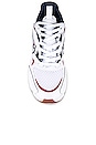 view 4 of 6 Zoom Air Fire Sneaker in White, Aura, Mystic Hibiscus, Midnight Navy, Gum, Medium Brown
