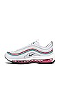 view 5 of 6 Air Max 97 Sneaker in Pure Platinum, Black, Pink Prime, Washed Teal, & White