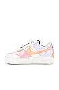 view 5 of 6 Air Force 1 Shadow Sneaker in Sail, Pink Glaze, & Orange Chalk