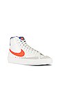 view 2 of 6 ZAPATILLA DEPORTIVA BLAZER MID '77 in Sail, Total Orange, & Light Blue