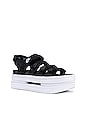 view 2 of 5 Icon Classic Sandal in Black & White