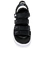 view 4 of 5 Icon Classic Sandal in Black & White