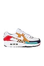 view 1 of 6 ZAPATILLA DEPORTIVA AIR MAX in White, White, Light Curry, Habanero Red, Washed Teal, & Electro Purple