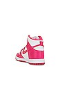 view 3 of 7 Dunk High Sneaker in White & Pink Prime