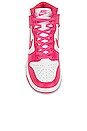 view 4 of 7 Dunk High Sneaker in White & Pink Prime