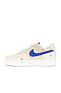view 5 of 6 Air Force 1 '07 PRM LA T2 Sneaker in Snail, Dark Marina Blue, Coconut Milk White, Onyx Sanddrift, Light Orewood, & Brown