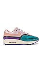 view 1 of 6 Air Max 1 PRM SHWR Sneaker in Plum Fog, Fossil, Rose Pink Oxford, Sanddrift, & Burnt Spruce