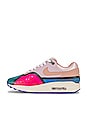 view 5 of 6 Air Max 1 PRM SHWR Sneaker in Plum Fog, Fossil, Rose Pink Oxford, Sanddrift, & Burnt Spruce