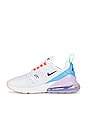 view 5 of 6 ZAPATILLA DEPORTIVA AIR MAX 270 CD in White, Black, Safety Orange, Green Glow, University Blue, & Lilac