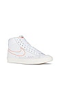 view 2 of 6 ZAPATILLA DEPORTIVA BLAZER MID '77 in White, Safety Orange, Lilac, Green Glow, University Blue, & Black