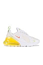view 1 of 6 Air Max 270 TLC Sneaker in White, Crimson Bliss, Yellow Strike, Pearl, White Phantom, & Vivid Green
