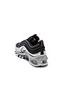 view 3 of 6 Air Max 97 QS Sneaker in Black, Red, Silver & White in 