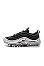 view 5 of 6 Air Max 97 QS Sneaker in Black, Red, Silver & White in 