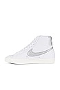 view 5 of 6 Blazer Mid '77 Sneaker in White, Metallic Silver, Sail, & Summit White