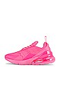 view 5 of 6 Air Max 270 Sneaker in Hyper Pink & White