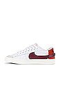 view 5 of 6 Nike Blazer Low '77 Jumbo Sneaker in White, Dark Beetroot, Cinnabar, & Black