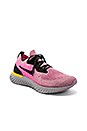 view 2 of 6 ZAPATILLA DEPORTIVA EPIC REACT FLYKNIT in Plum Dust, Black & Pink Blast