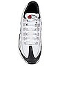 view 4 of 6 Air Max 95 Sneaker in White, Black, Light Iron Ore, & University Red