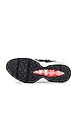 view 6 of 6 Air Max 95 Sneaker in White, Black, Light Iron Ore, & University Red