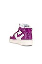 view 3 of 6 Air Force 1 '07 Mid LX Sneaker in Viotech, Summit White, Ghost Green, & Metallic Silver