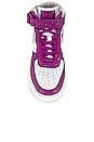 view 4 of 6 Air Force 1 '07 Mid LX Sneaker in Viotech, Summit White, Ghost Green, & Metallic Silver