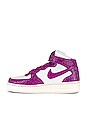 view 5 of 6 Air Force 1 '07 Mid LX Sneaker in Viotech, Summit White, Ghost Green, & Metallic Silver