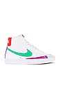 view 1 of 6 SNEAKERS BLAZER 77 VINTAGE in White, Stadium Green, & Picante Red