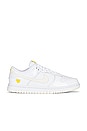 view 1 of 6 Dunk Low Sneaker in White, Sail, & Opti Yellow in White, Sail, Opti Yellow