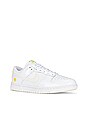 view 2 of 6 Dunk Low Sneaker in White, Sail, & Opti Yellow in White, Sail, Opti Yellow