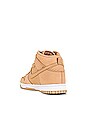view 4 of 6 ZAPATILLA DEPORTIVA DUNK HIGH PREMIUM in Vachetta Tan & White