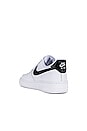 view 3 of 6 Air Force 1 '07 Sneaker in White & Black
