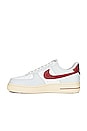 view 5 of 6 Air Force 1 '07 Sneaker in Photon Dust, Team Red, Summit White, & Muslin