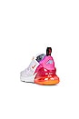 view 3 of 6 SNEAKERS AIR MAX 270 in White, Bright Crimson, & Fuchsia Dream