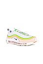 view 2 of 6 Air Max 97 Sneaker in White, Black, Pearl Pink, & Action Green