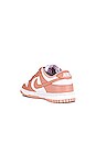 view 3 of 6 Dunk Low Sneaker in White & Rose Whisper