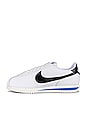 view 5 of 6 Cortez Sneaker in White, Black, Light Photo Blue, & Sail