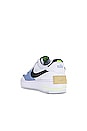 view 3 of 6 Af1 Shadow Sneaker in White, Black, Team Gold, & Pure Platinum