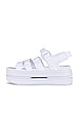 view 5 of 5 Icon Classic Sandal in White, Pure Platinum & White