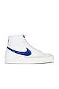 view 1 of 6 BLAZER MID '77 VINTAGE 스니커즈 in White, Game Royal, Sail, & Black