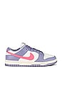 view 1 of 6 Dunk Low Sneaker in Indigo Haze, Coral Chalk, & Sail