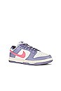view 2 of 6 Dunk Low Sneaker in Indigo Haze, Coral Chalk, & Sail