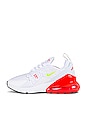 view 5 of 6 Air Max 270 Sneaker in White, Volt, & Bright Crimson